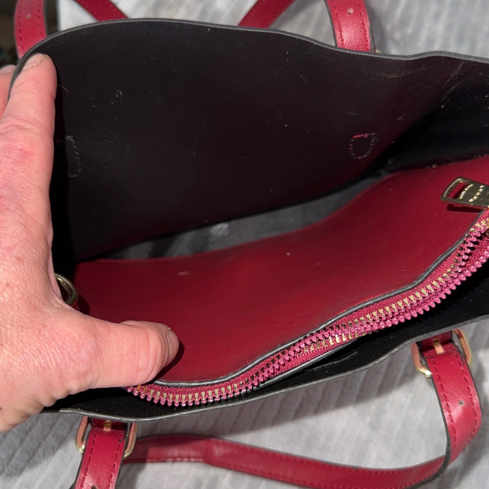 Coach Pink Tote with Cherry Design - Picture 8 of 13